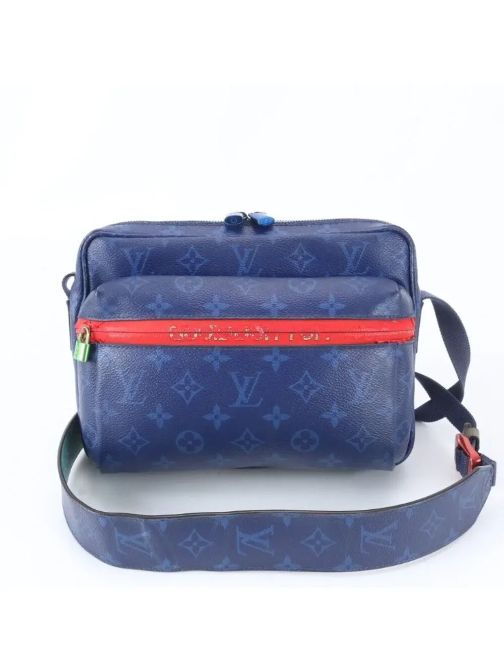 Louis Vuitton Monogram Messenger PM Pacific Canvas Leather Shoulder